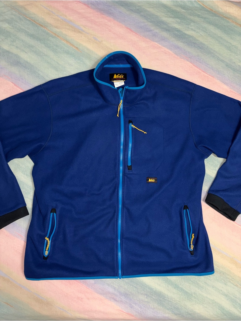 REI Co-Op Trailsmith Fleece blue Jacket - Men's size 2XL Tall